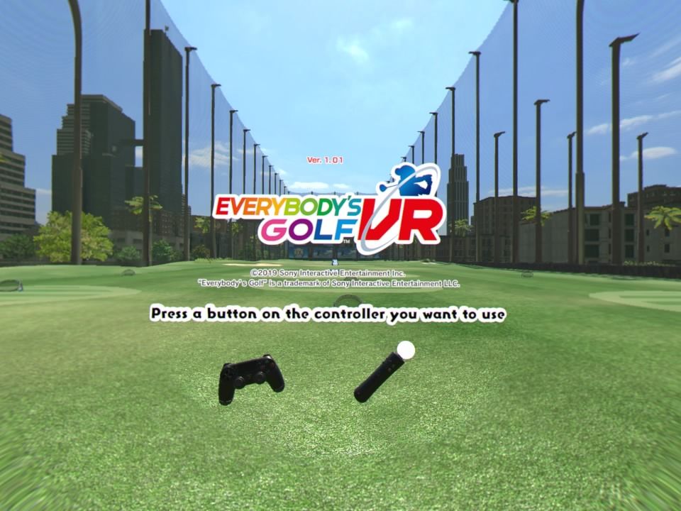 Everybody's Golf VR screenshot 3 for Playstation 4